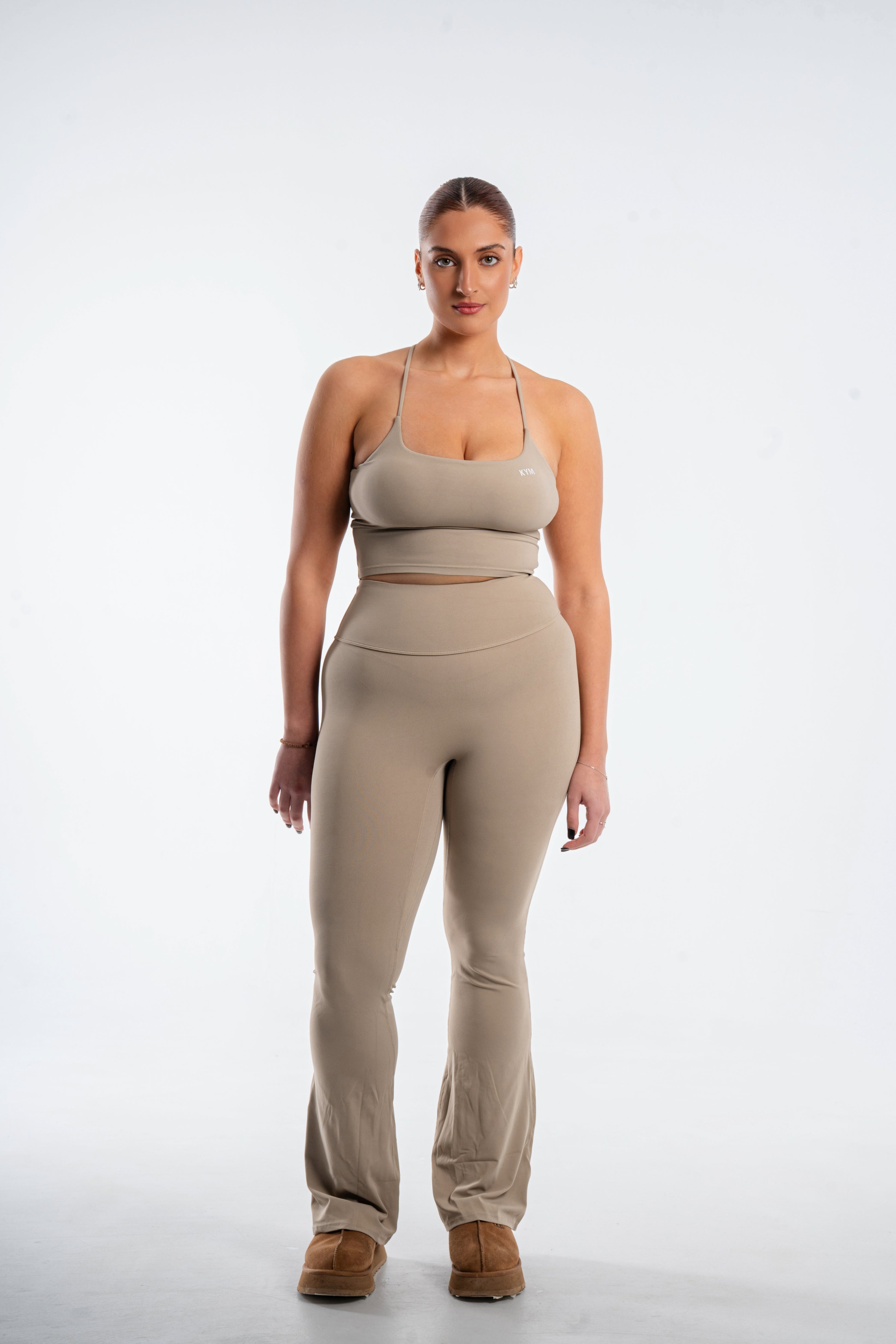 Παντελόνι Flare 0018 Μπεζ