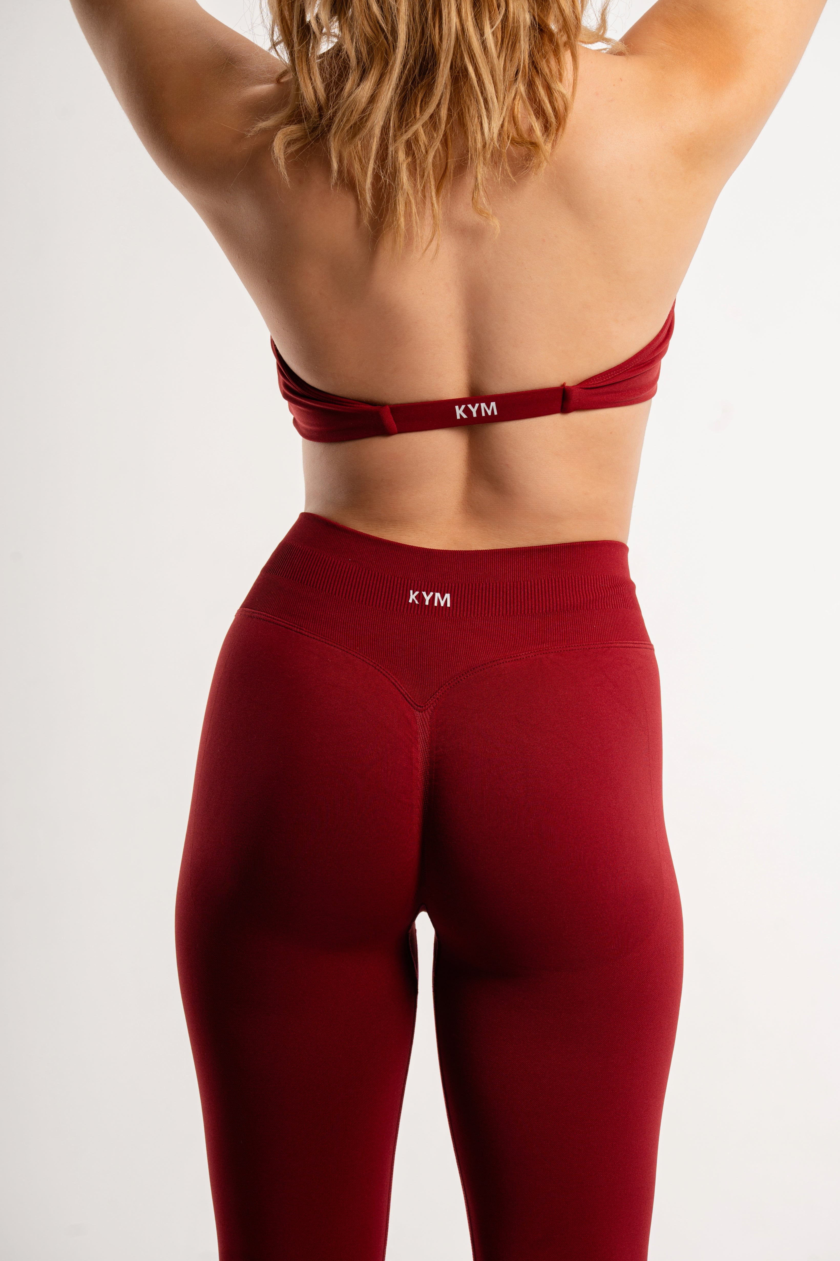 Κόκκινο Ψηλόμεσο Leggings KYM 0054