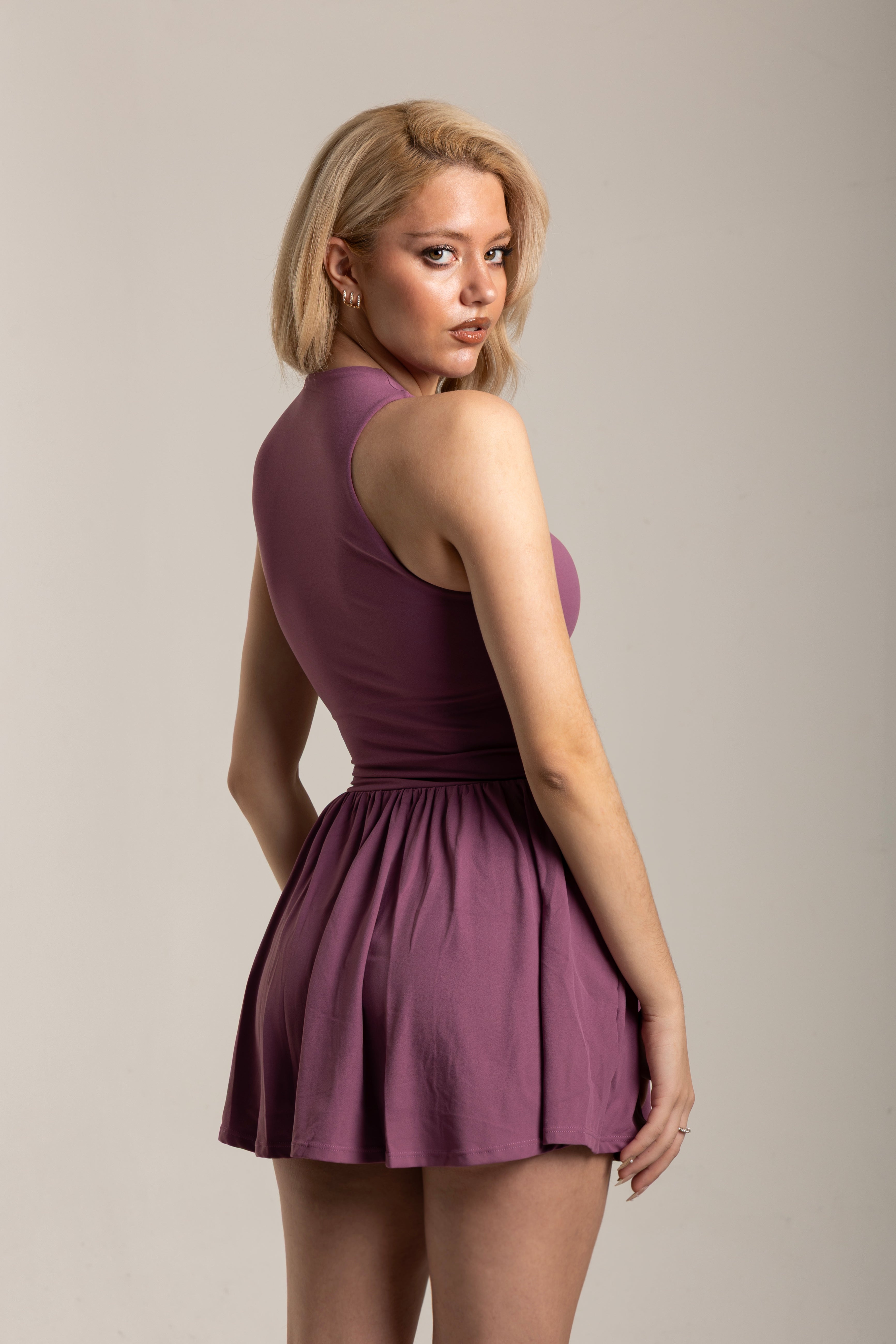 Φόρεμα Μοβ 0016