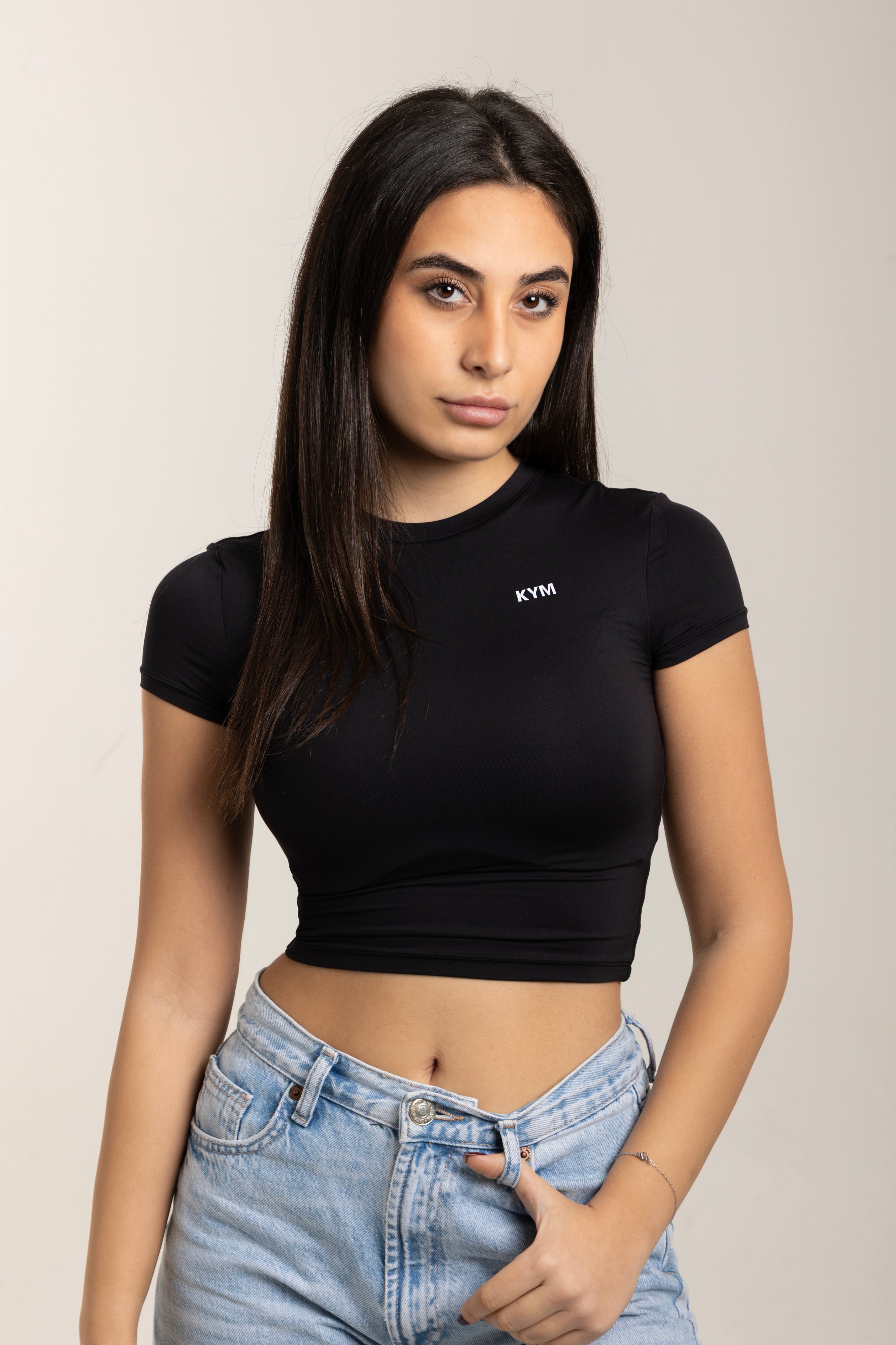 T-Shirt Μαύρο T75