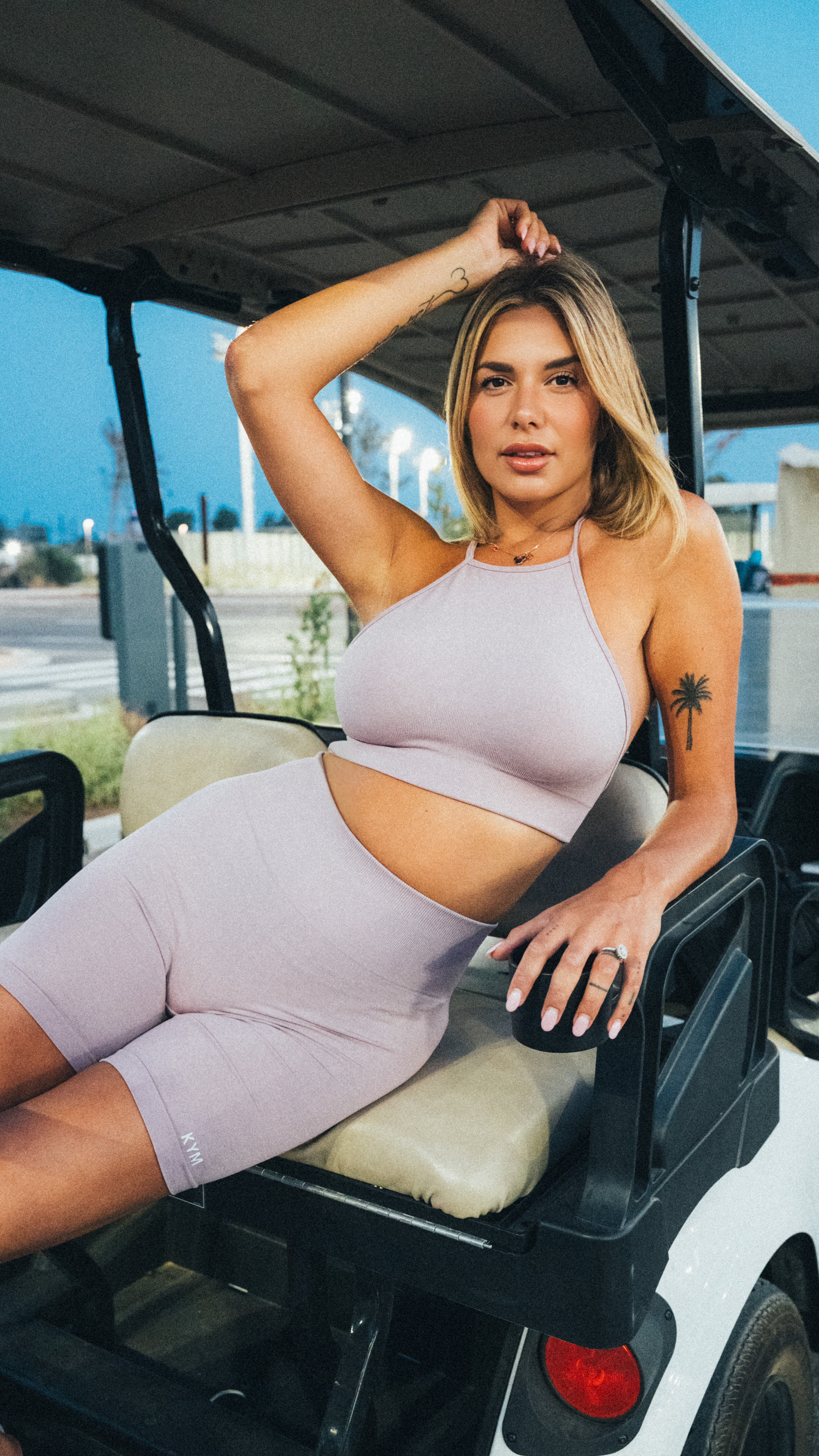 MellowMuse Dusty Pink Crop Top - spg9681xn