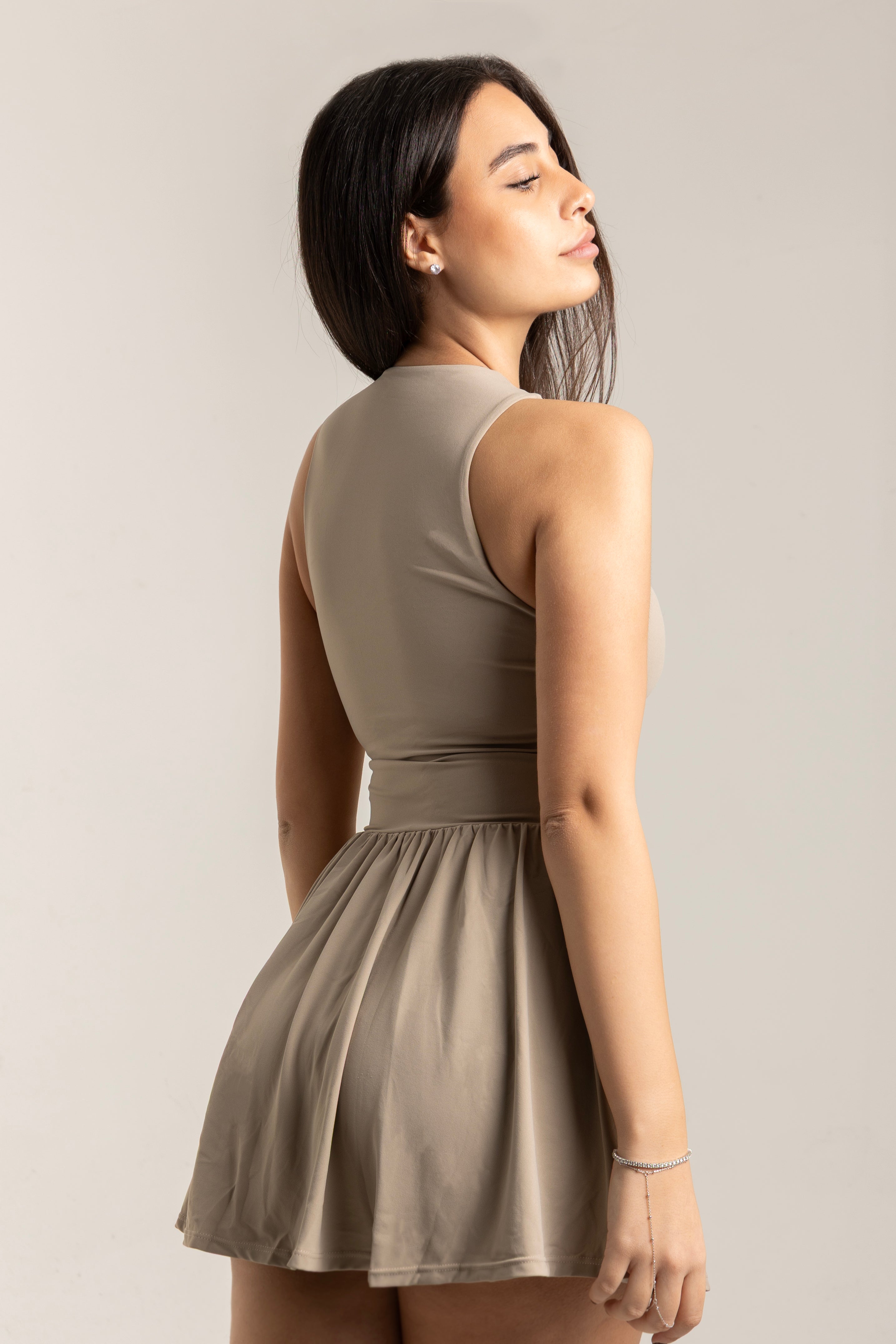 Beige Dress 0016