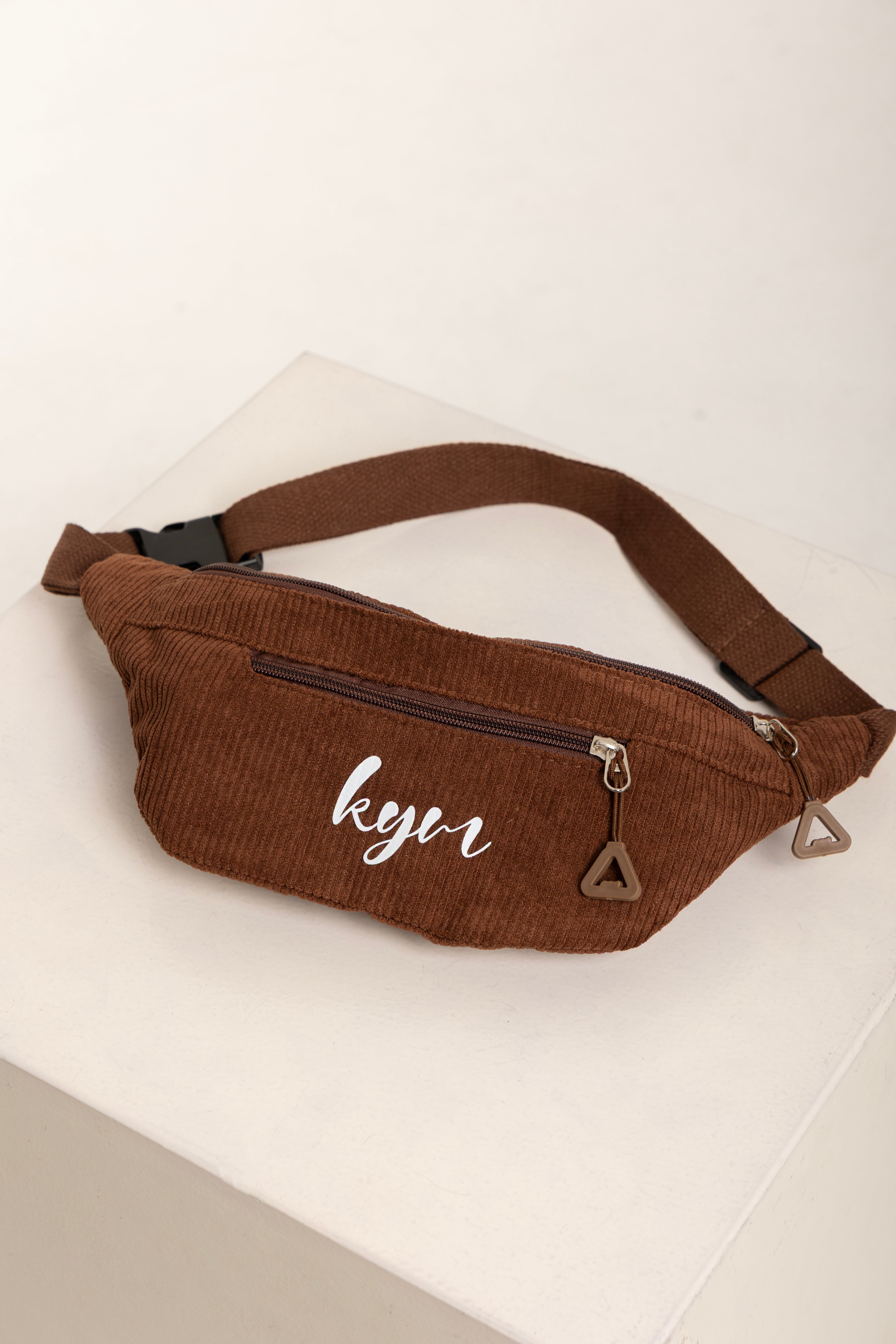 Τσαντάκι Μέσης Καφέ Σκούρο ΤΣ005