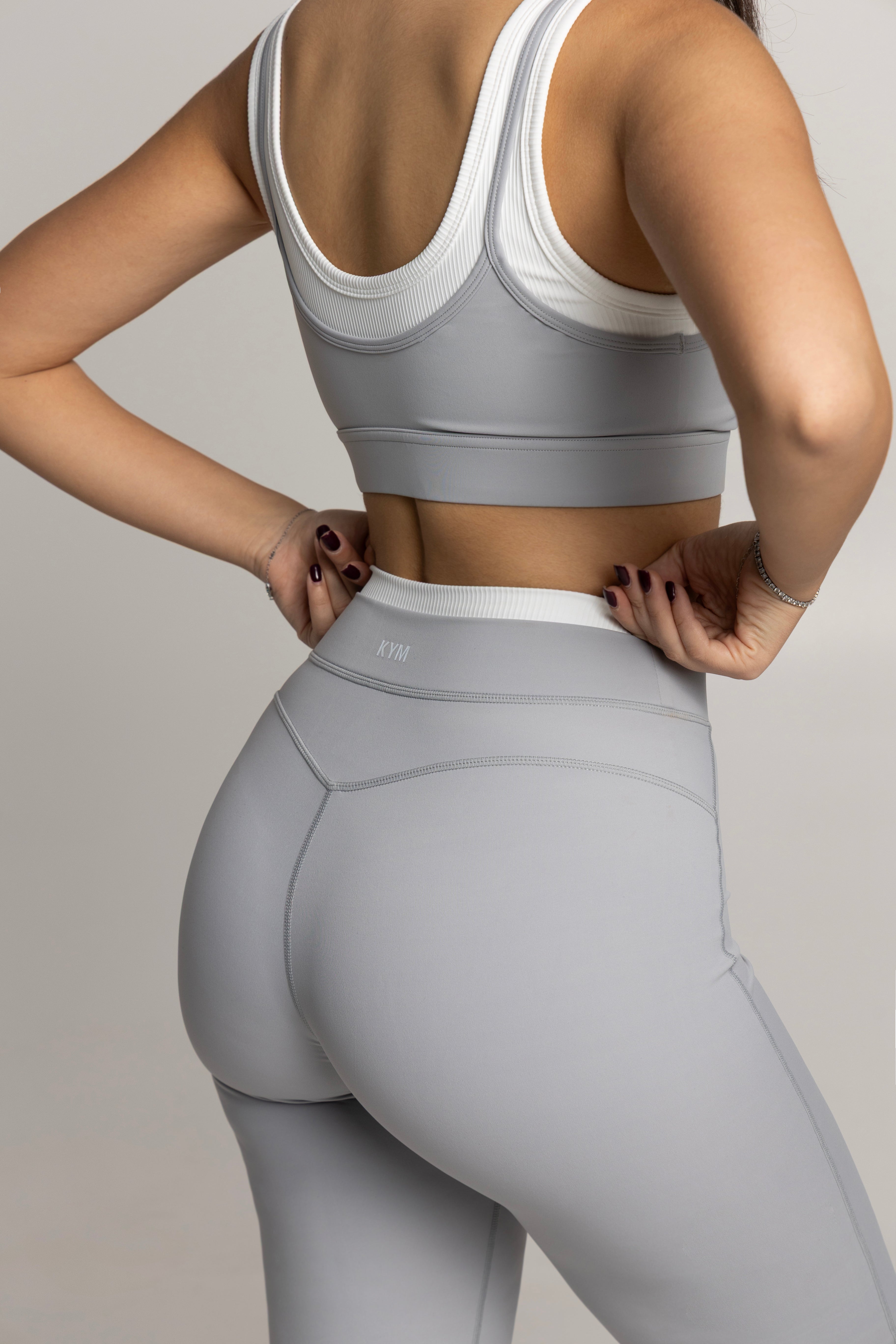 Premium Athletic Flare Pants 0040 Grey