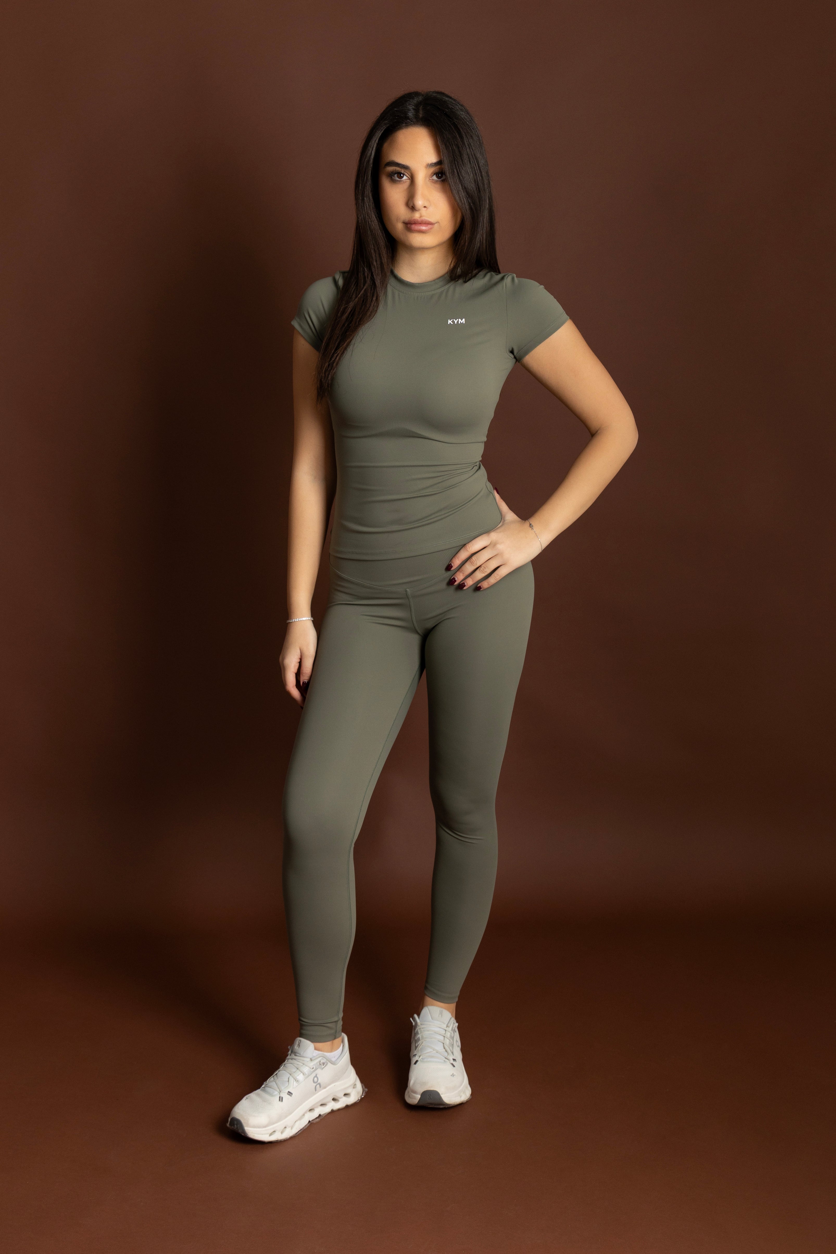 T-Shirt Τοπ Χρώμα Κυπαρίσσι - sptz8661