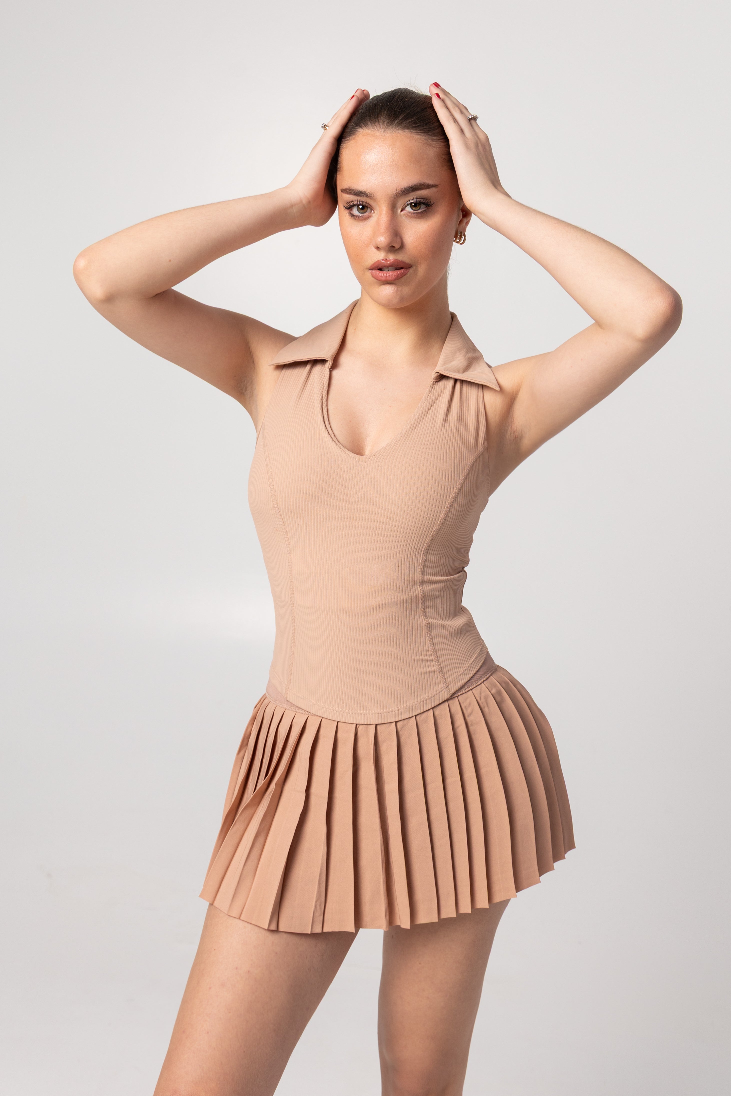 Ribbed skin color top - spyb421