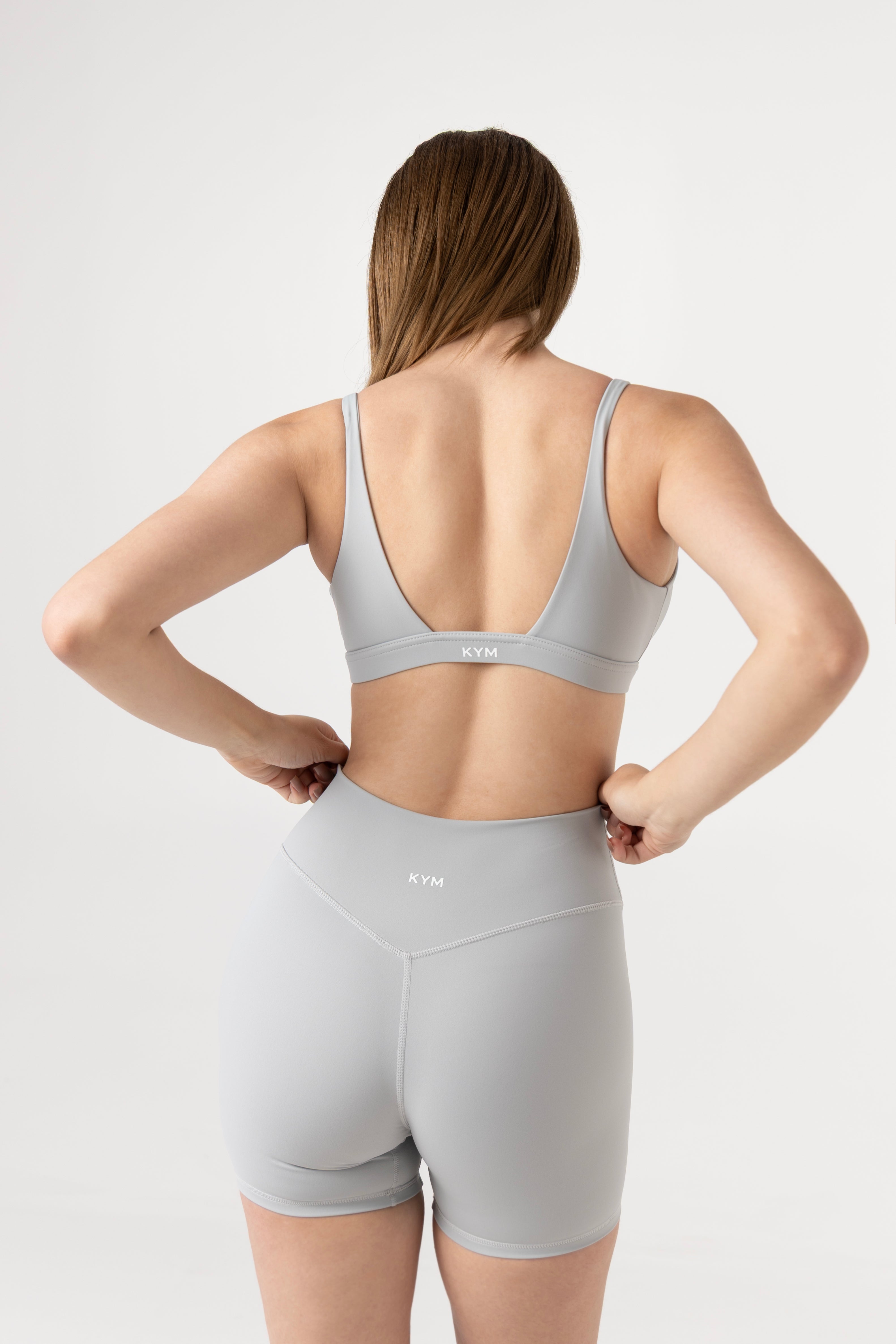 Grey Bike Shorts