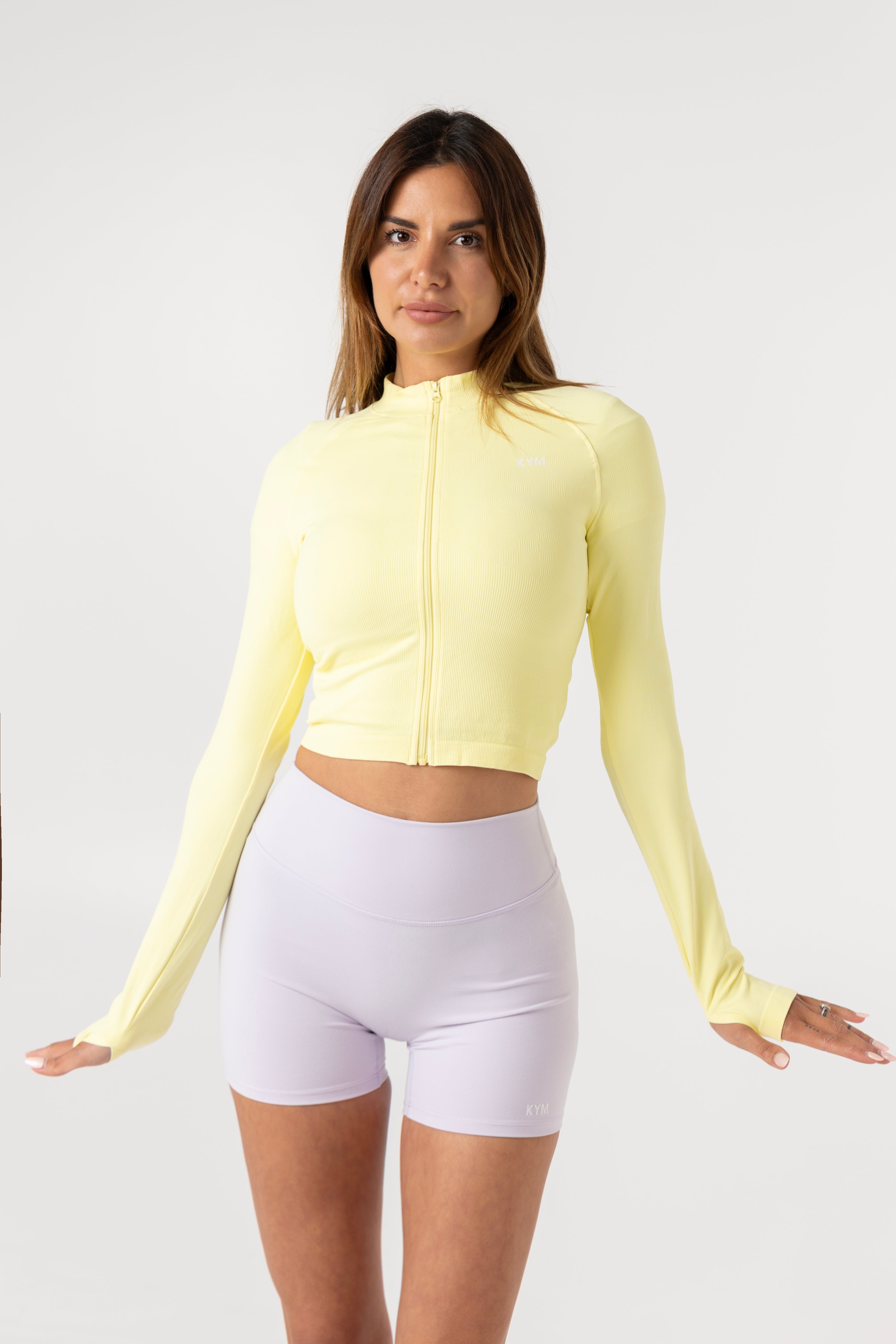 Yellow Zip-Up Jacket