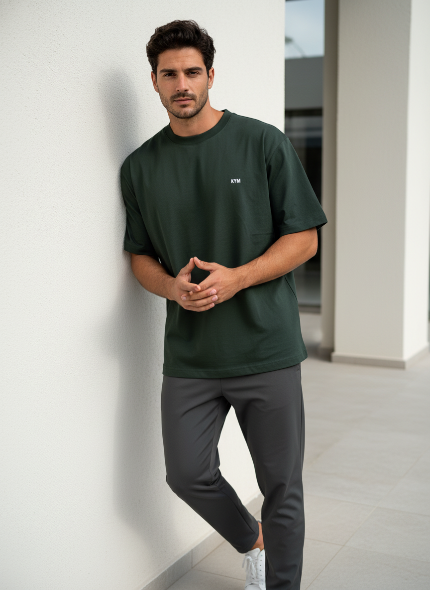 Lifestyle pose - KYM t-shirt